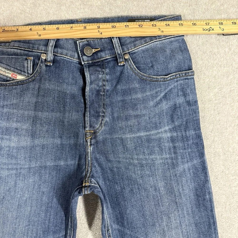 Diesel D-Fining Jeans‎ Men 29x30 Blue Regular Tapered Stretch Medium Wash 09A80